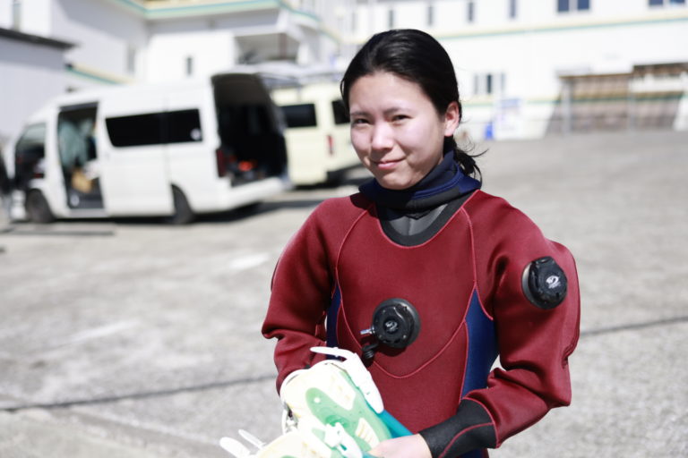 歴9年目のベテランダイバー